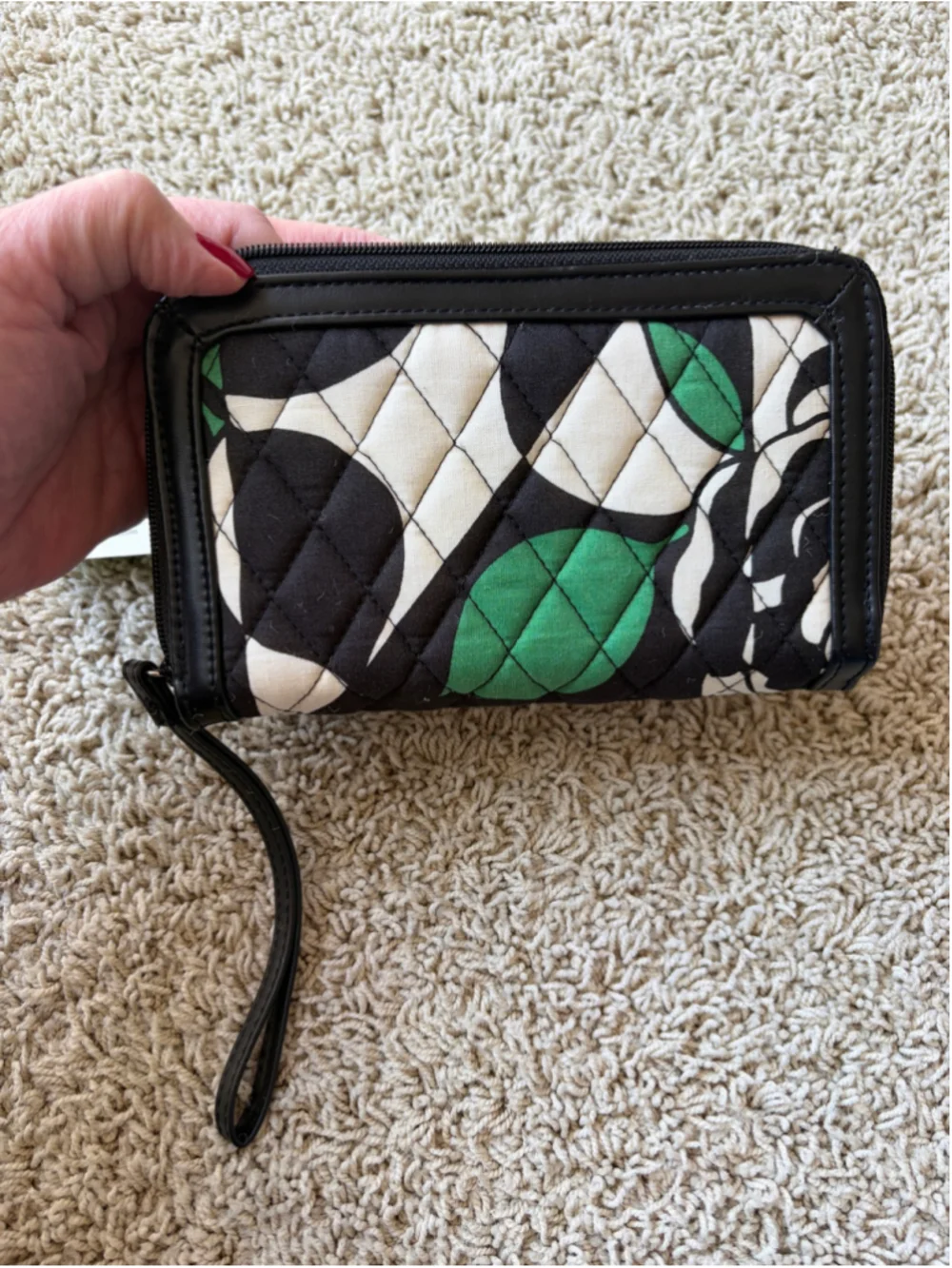 NWT Vera Bradley Ultimate Wristlet Wallet Clutch Imperial Rose Quilted B7